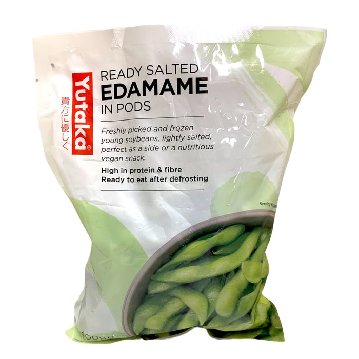 YUTAKA READY SALTED EDAMAME SOYBEANS IN PODS 400G 鹽味枝豆