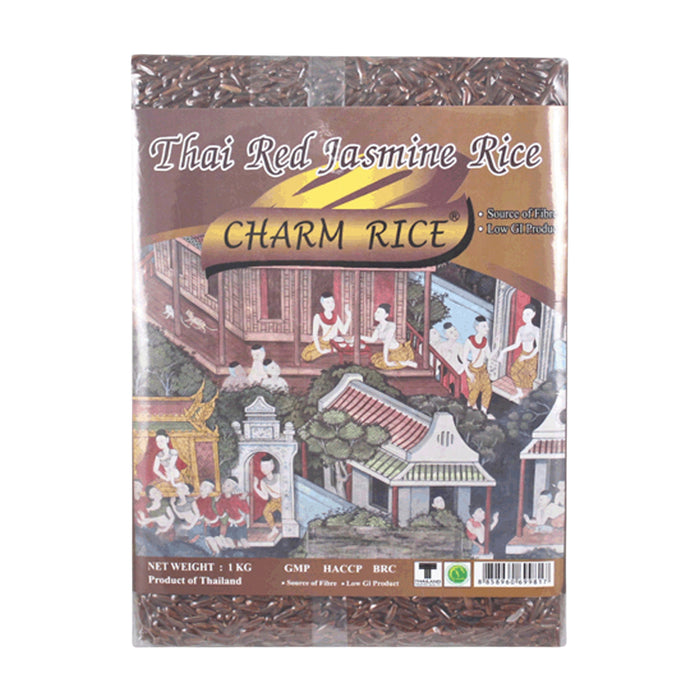 CHARM RICE RED THAI JASMINE RICE 1KG