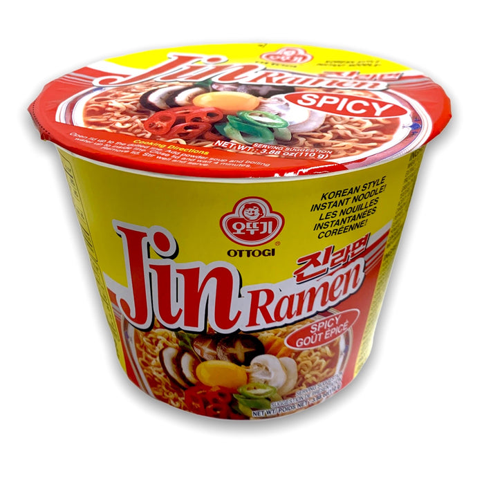 OTTOGI SPICY JIN RAMEN NOODLE BOWL - 110G