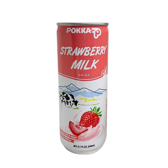 POKKA 草莓牛奶饮料 240ML