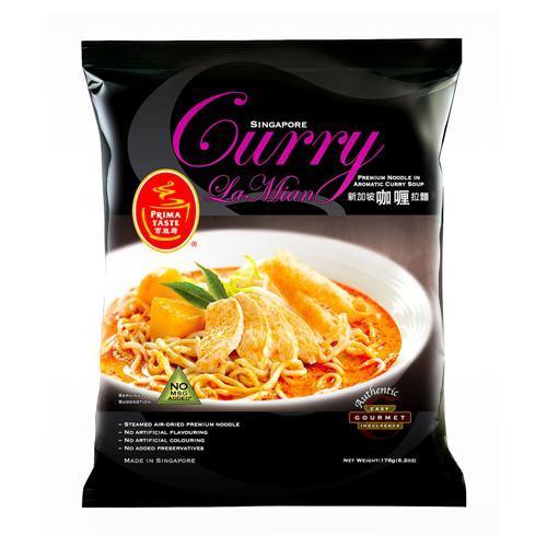 PRIMA TASTE SINGAPORE CURRY LA MIAN 178G 百勝廚新加坡咖哩拉麵