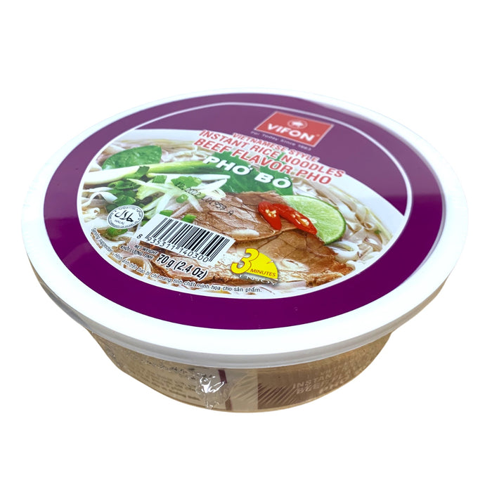 VIFON BEEF FLAVOUR PHO NOODLE BOWL - 70G
