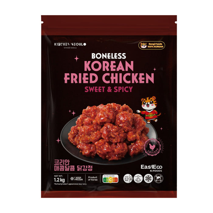 RENGI FOODS BONELESS SWEET & SPICY KOREAN FRIED CHICKEN 1.2KG