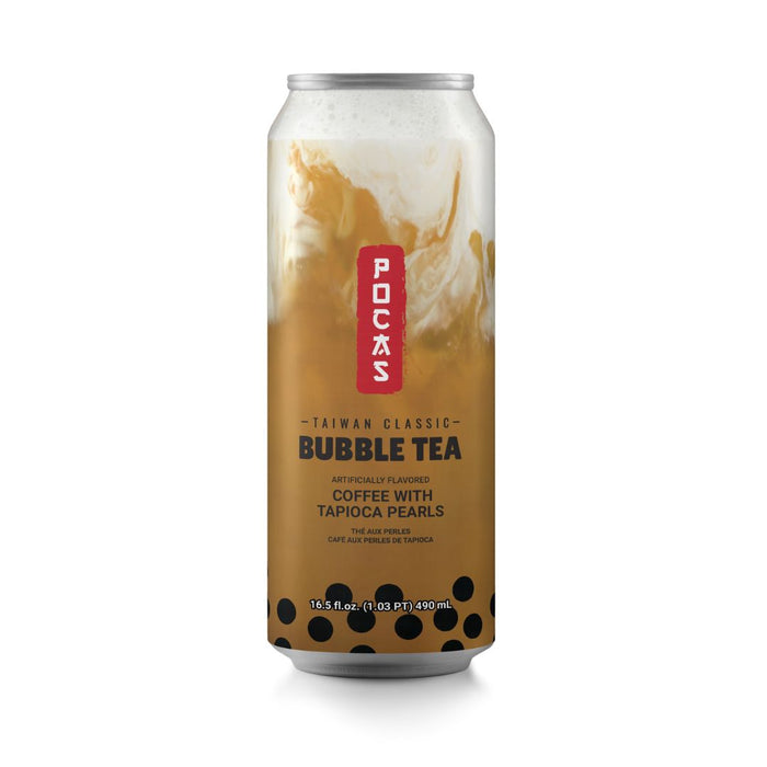 POCAS COFFEE BUBBLE TEA WITH TAPIOCA PEARLS 490ML