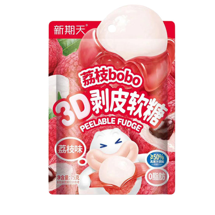 UHA LYCHEE BOBO 3D PEELABLE FUDGE 75G