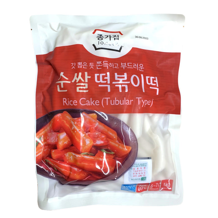 CHONGGA RICE CAKE TUBULAR TYPE 1KG 韩式年糕