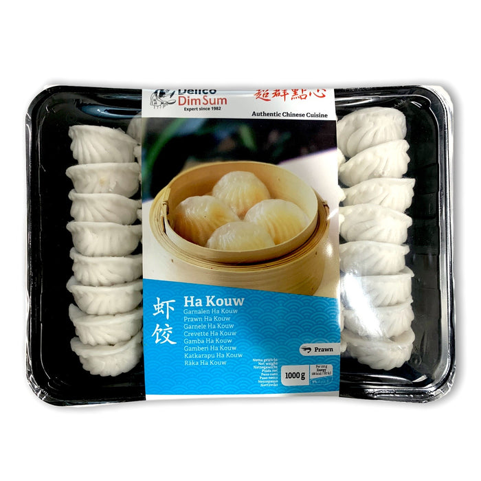 DELICO HA KOUW 40 PIECES - 1KG 超群虾饺