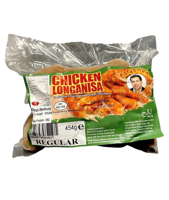 MANDHEY'S MANYAMAN CHICKEN LONGANISA - 454G