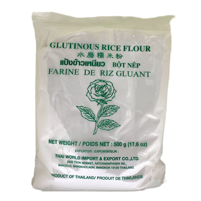 玫瑰糯米粉 - 500G 玫瑰牌水磨糯米粉