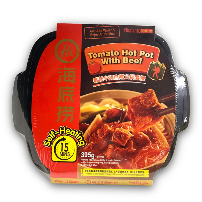 HAIDILAO SELF HEATING TOMATO HOT POT WITH BEEF 395G 海底撈番茄牛腩自煮火鍋