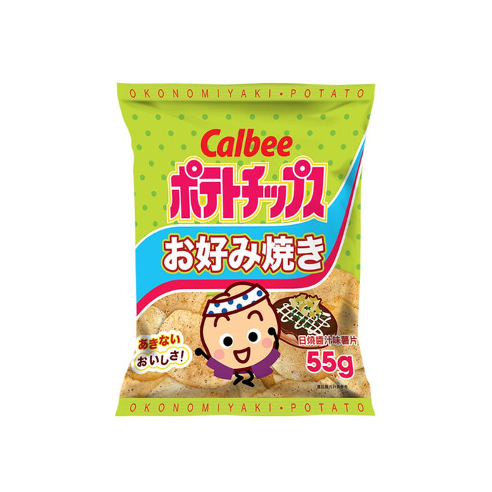 CALBEE POTATO CRISPS OKONOMIYAKI 55G