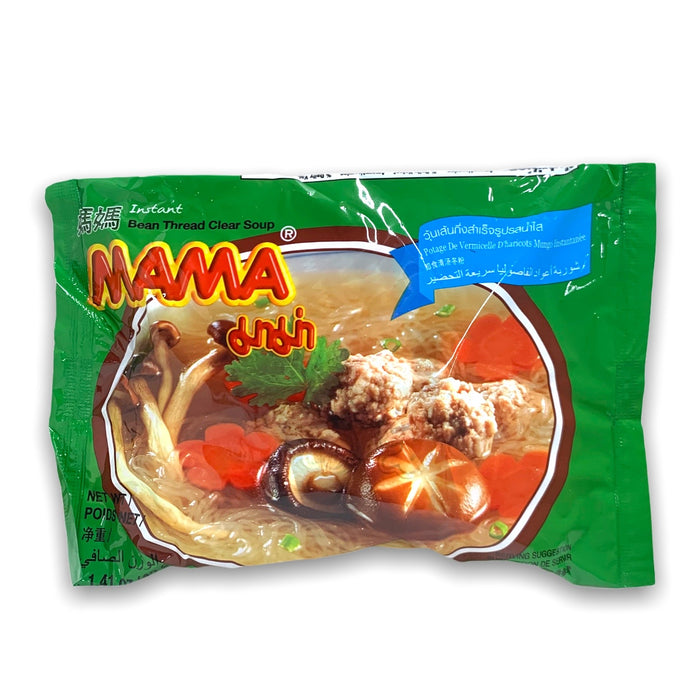 MAMA INSTANT Bean THREAD CLEAR SOUP NOODLE 40G 妈妈即食清汤冬粉
