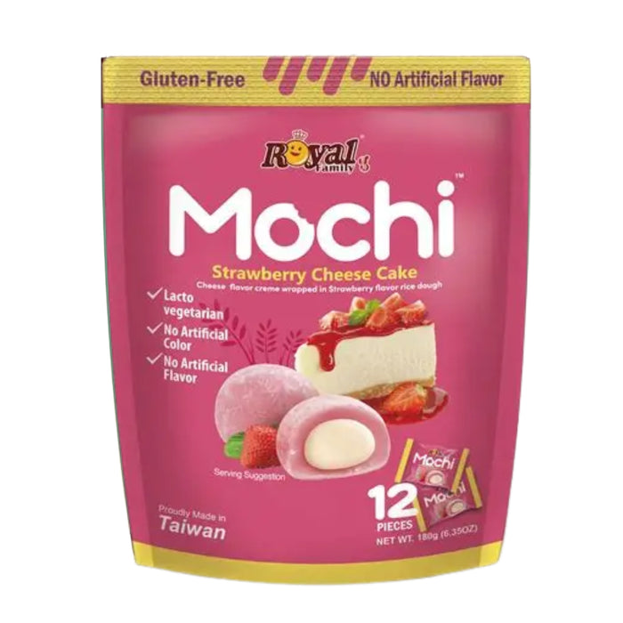 ROYAL FAMILY STRAWBERRY CHEESE CAKE MOCHI 180G