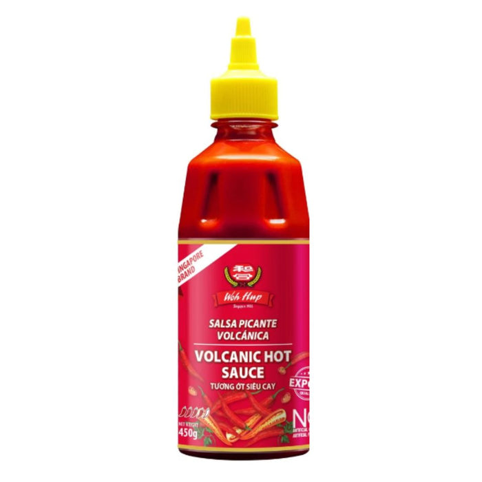 WOH HUP HALAL VOLCANIC HOT SAUCE 450G
