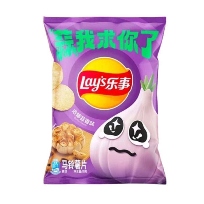 LAY'S GARLIC POTATO CRISPS 70G