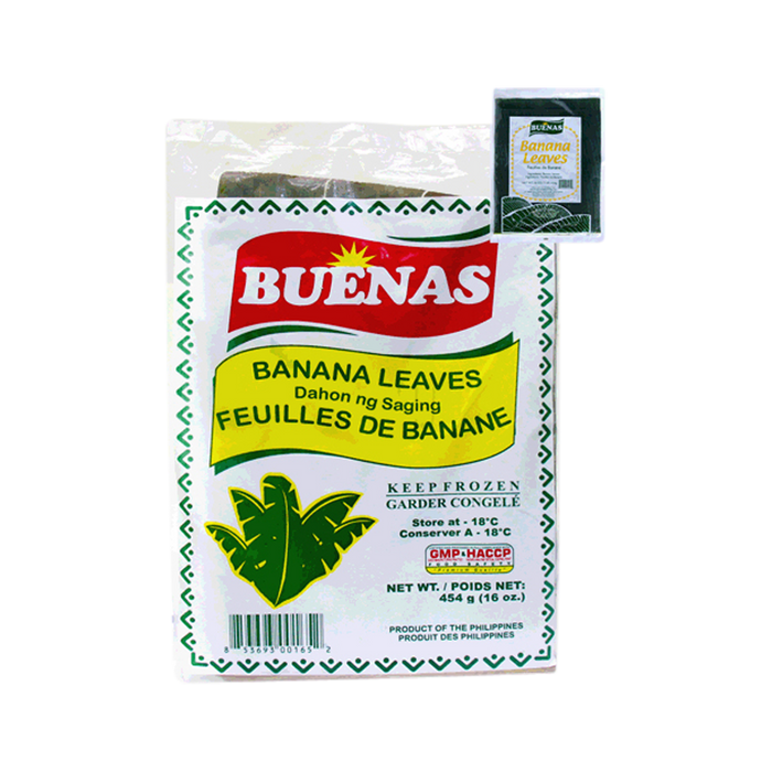 BUENAS FROZEN BANANA LEAVES 454G
