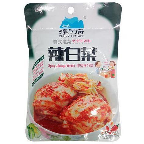 新鲜豆腐和泡菜