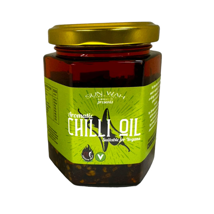 SUN WAH AROMATIC VEGAN CHILLI OIL - 160G