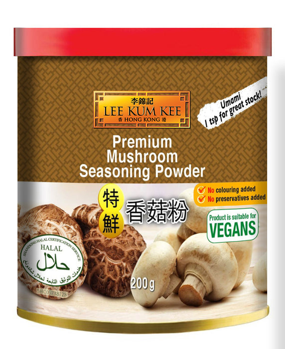 LEE KUM KEE PREMIUM MUSHROOM SEASONING POWDER TIN - 200G