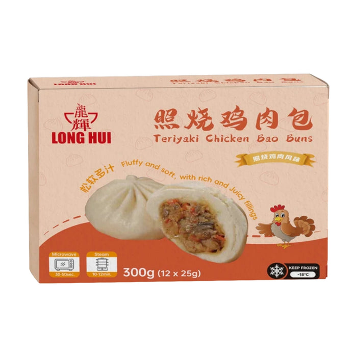 LONG HUI TERIYAKI CHICKEN BAO BUN 270G