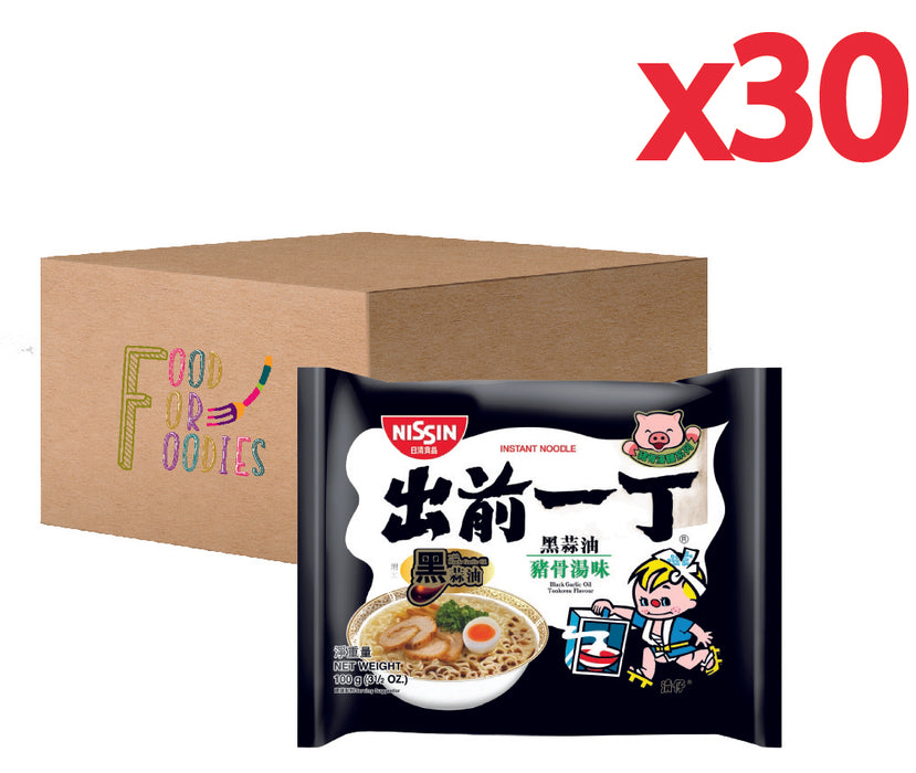 出前一丁黑蒜油豚骨味即食麵 – 30包 x 100G