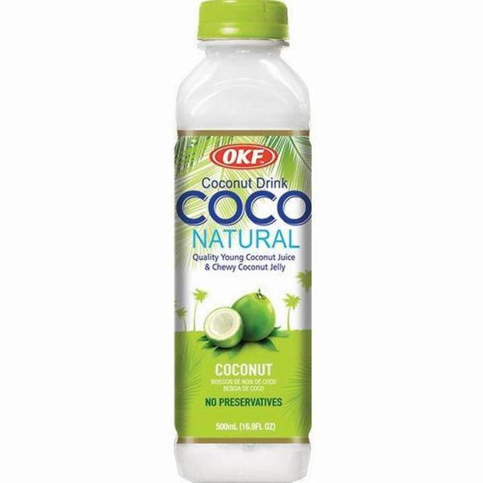 OKF PURE PREMIUM COCONUT ALOE DRINK 500ML 芦苇椰青饮品