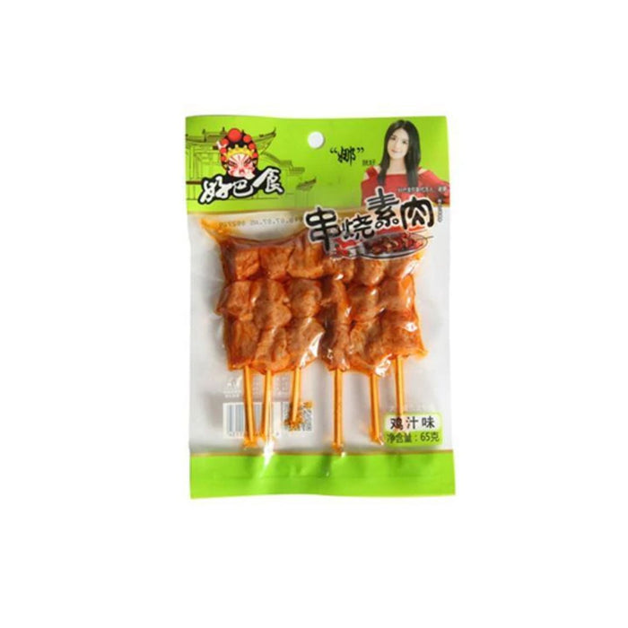 HAO BA SHI SKEWERED CHICKEN FLAVOURED DRIED BEANCURD 65G