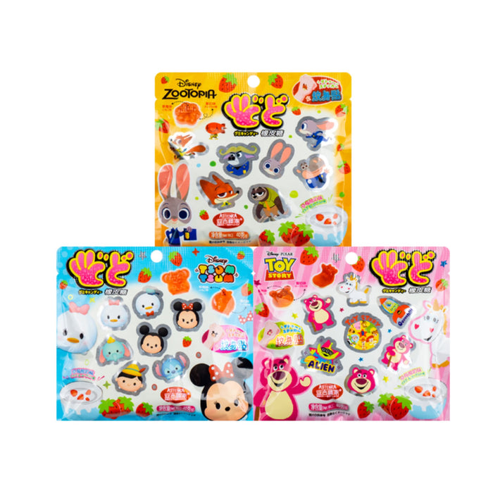 DISNEY STRAWBERRY YOGHURT GUMMY WITH TATTOOS 40G (RANDOM DESIGN)