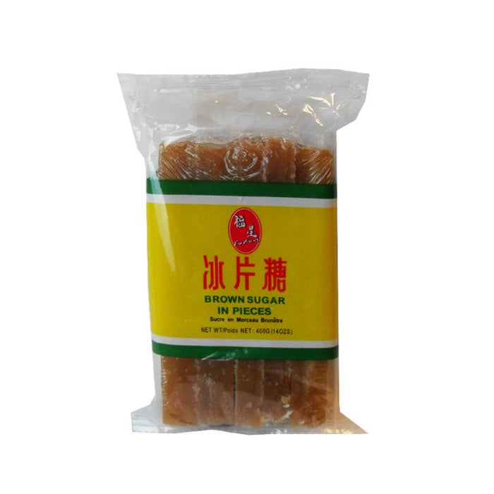 FU XING BROWN SUGAR 400G 福星冰片糖