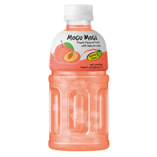 MOGU MOGU PEACH NATA DE COCO DRINK 320ML