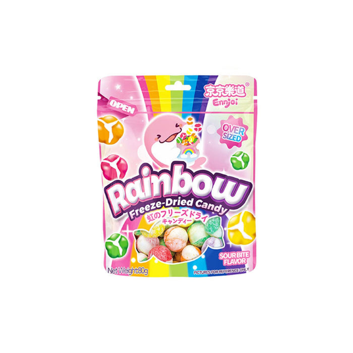ENNJOI SOUR RAINBOW FREEZE DRIED CANDY 80G