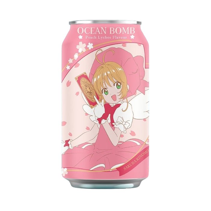 OCEAN BOMB PEACH LYCHEE CARDCAPTOR SAKURA 330ML