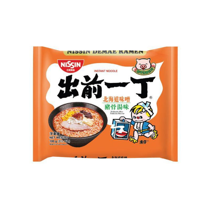 NISSIN HOKKAIDO 味噌猪骨味拉面香港 100G 出前一丁北海道味增猪骨汤面