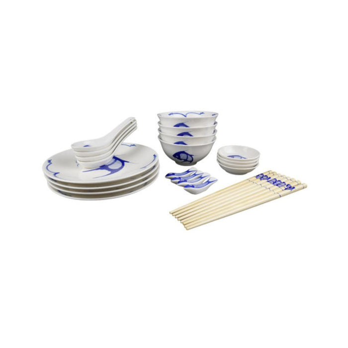 CAMEO KOI FISH 24 PIECE DINNER SET