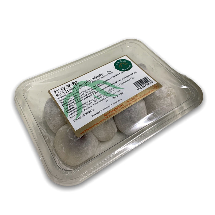 SUN FUNG RED BEAN DAIFUKU MOCHI 270G (APPROX. 3 DAYS SHELF LIFE) 山峰紅豆米糍