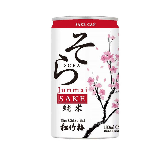 SHOCHIKUBAI SORA JUNMAI SAKE CAN 15.2% 180ML