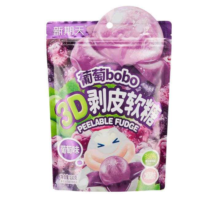 UHA GRAPE BOBO 3D PEELABLE FUDGE 75G