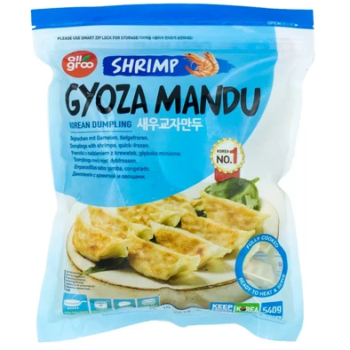 ALLGROO SEAFOOD SOUP WONTON 540G 韩国手工制海鲜云吞