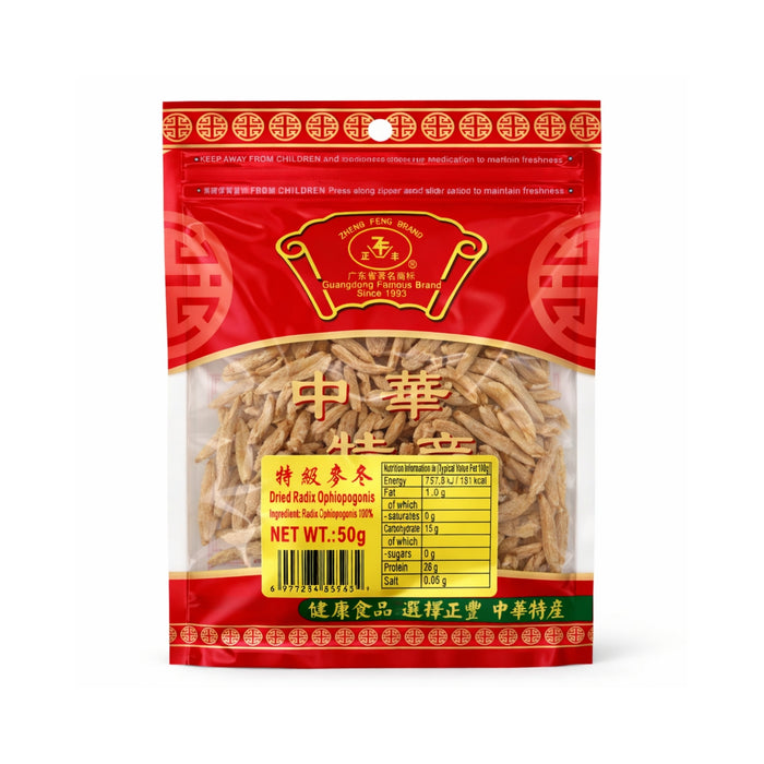 ZHENG FENG DRIED RADIX OPHIOPOGONIS 50G