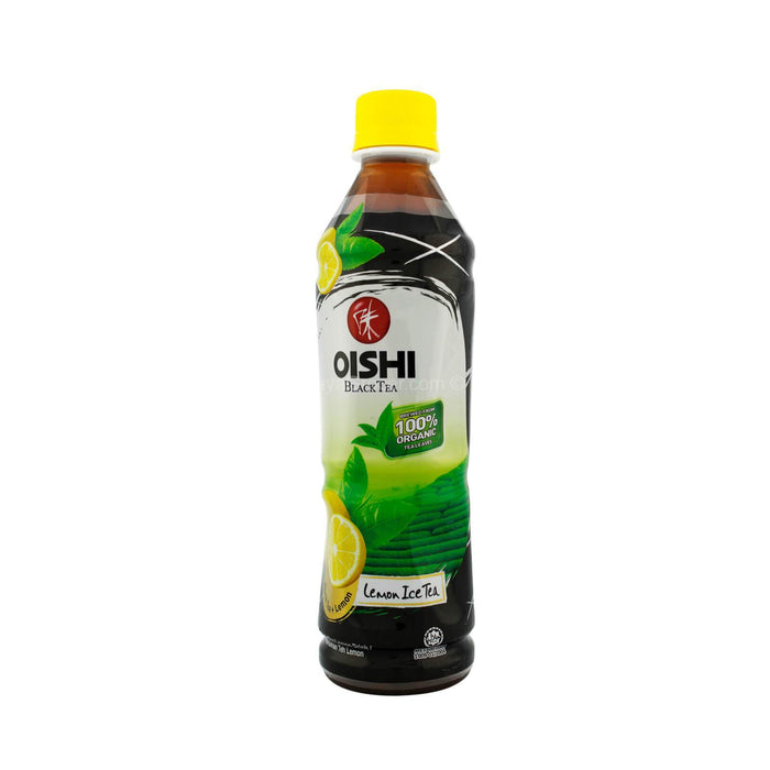 OISHI GREEN TEA BLACK TEA LEMON FLAVOUR 500ML