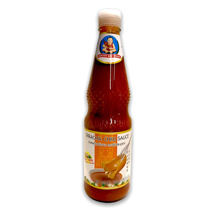 HEALTHY BOY SRIRACHA CHILLI SAUCE 820G 肥兒標誌是拉差辣椒醬