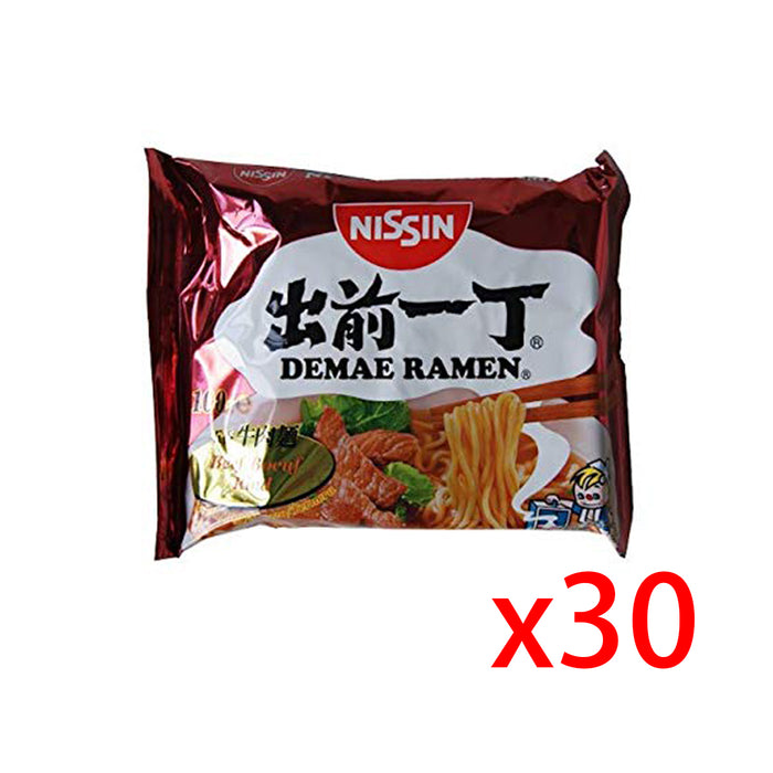NISSIN BEEF NOODLES, Case of 30