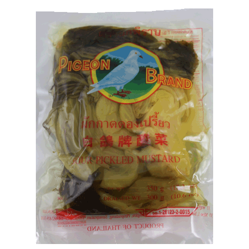 鴿子榨菜350G
