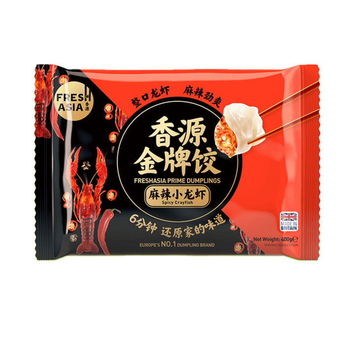 FRESH ASIA SPICY CRAYFISH DUMPLINGS 400G
