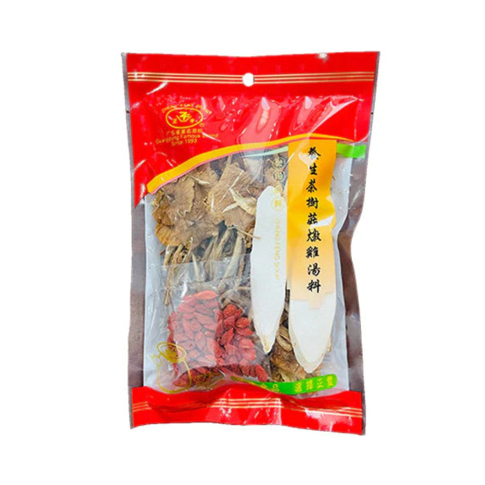 ZHENG FENG DRIED TEA MUSHROOM SOUP MIX 100G 正丰养生茶树蘑菇炖鸡汤料