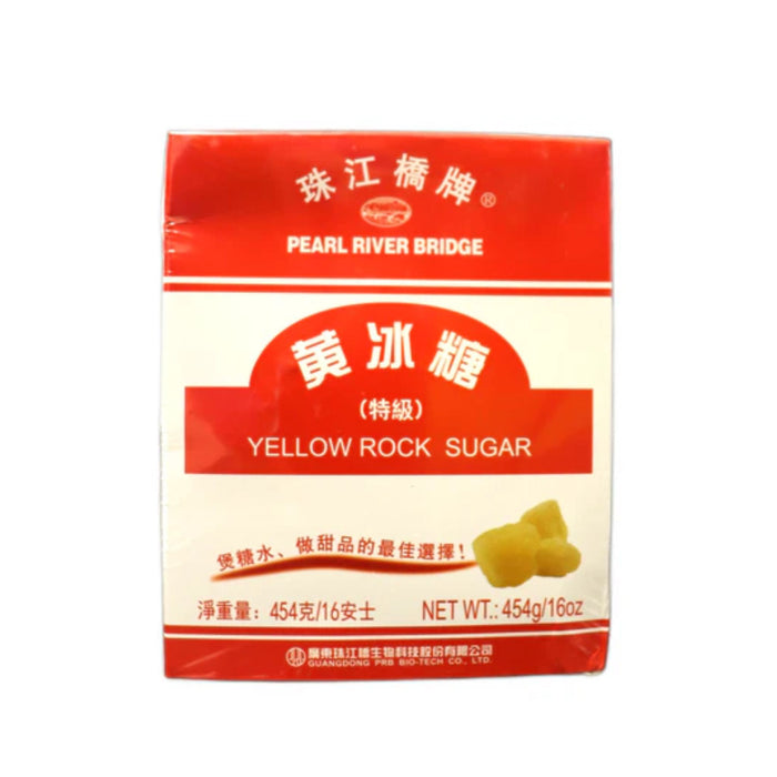 PEARL RIVER BRIDGE YELLOW ROCK SUGAR 454G 珠江桥牌黄冰糖