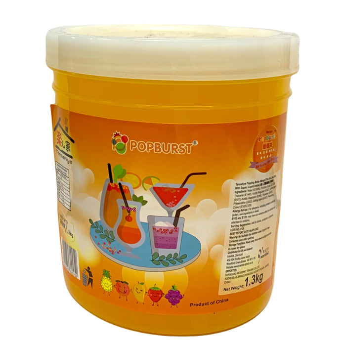 TANOSHIYA POPBURST MANGO POPPING BOBA 1.3KG