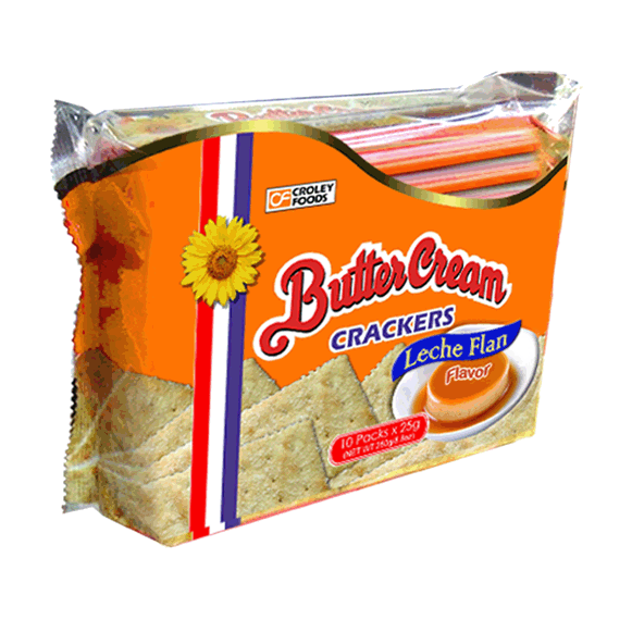 SUNFLOWER BUTTER CREAM LECHE FLAN FLAVOUR CRACKERS 250G