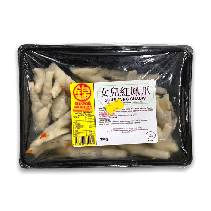 KAM KEE SOUR FUNG CHAUW 300G 錦記女兒紅色鳳爪