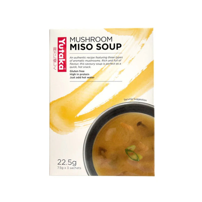YUTAKA MUSHROOM MISO SOUP 22.5G